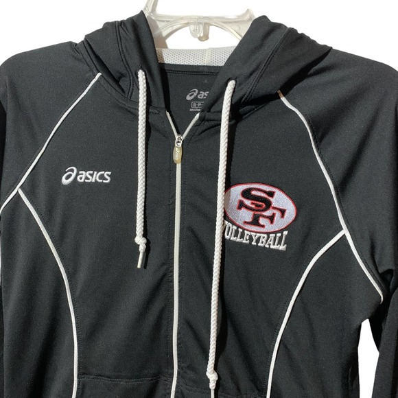 Aasics Volleyball SF Zip up jacket sz small/ P - Picture 3 of 6